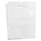 100 Pack Clear Gift Bags with Handles, 12 x 15 Bulk Plastic Die Cut Retail Bags for Merchandise, Shopping, Trade Shows
